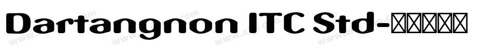 Dartangnon ITC Std字体转换